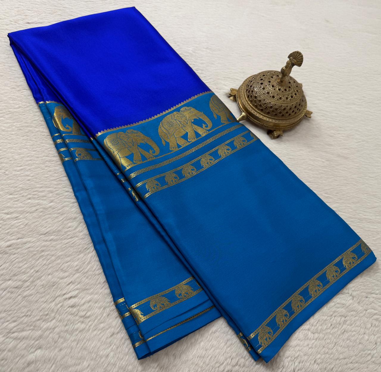PURE CREPE SILK SAREE