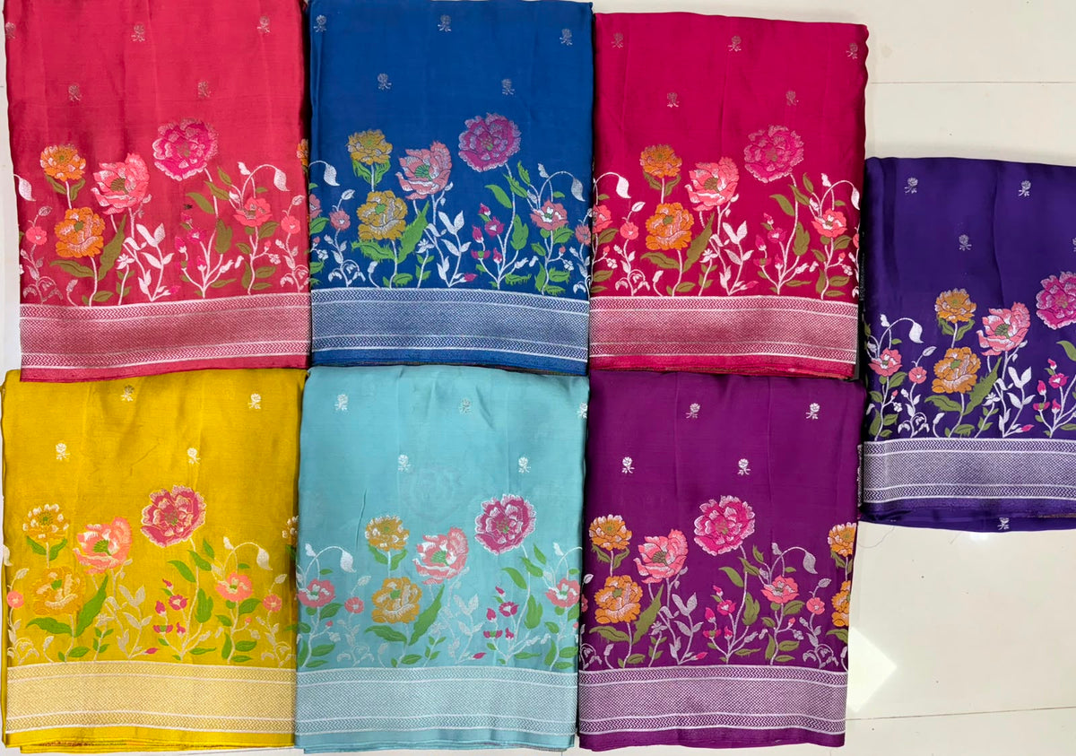 semi silk sarees