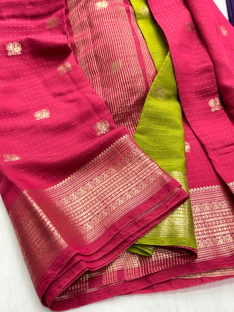 semi silk sarees