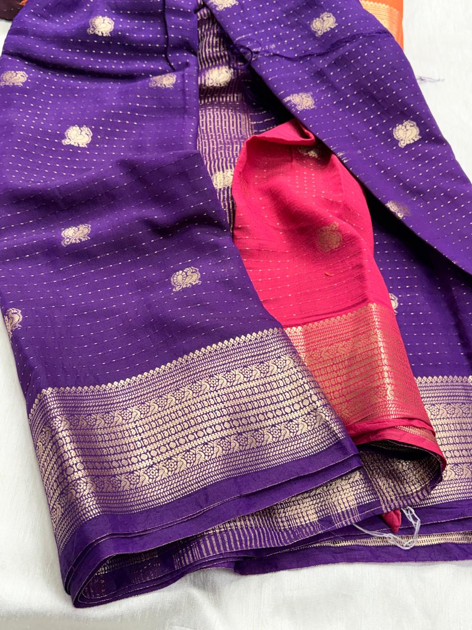 semi silk sarees