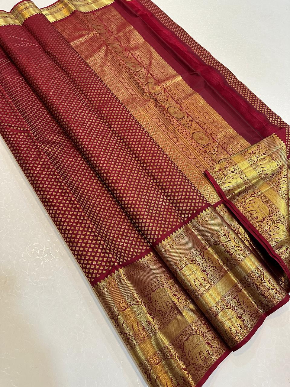 kanchipuram silk wedding collections