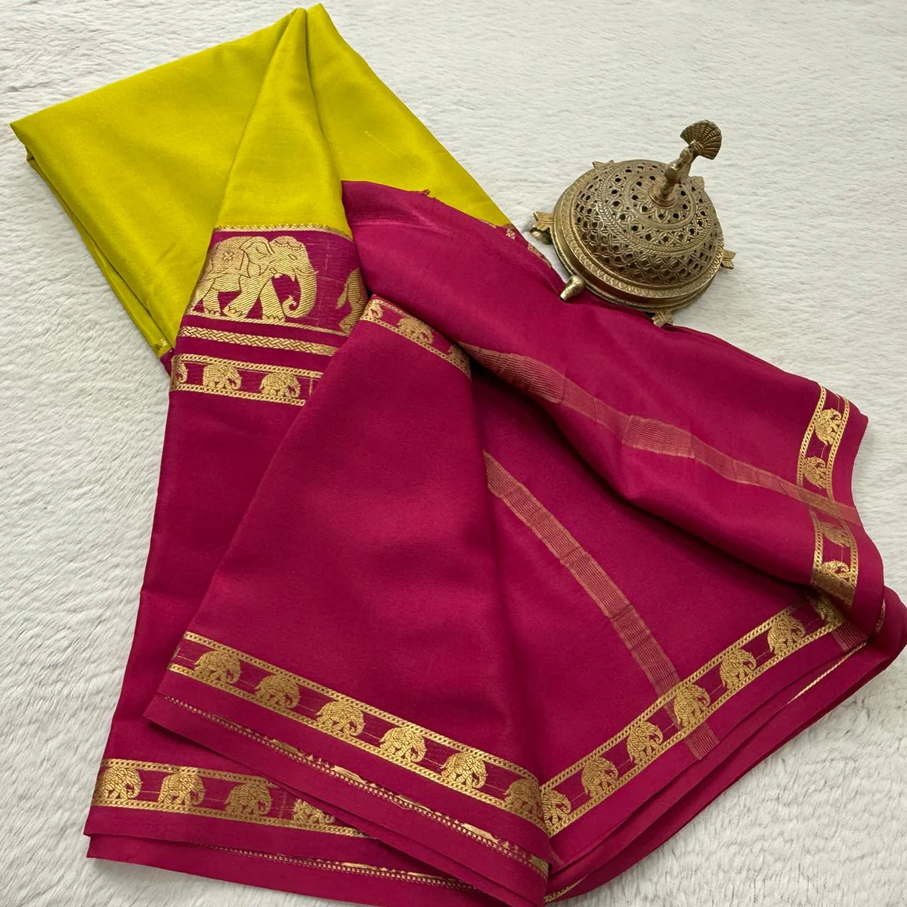PURE CREPE SILK SAREE