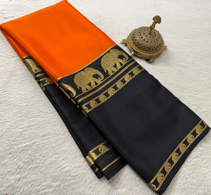 PURE CREPE SILK SAREE